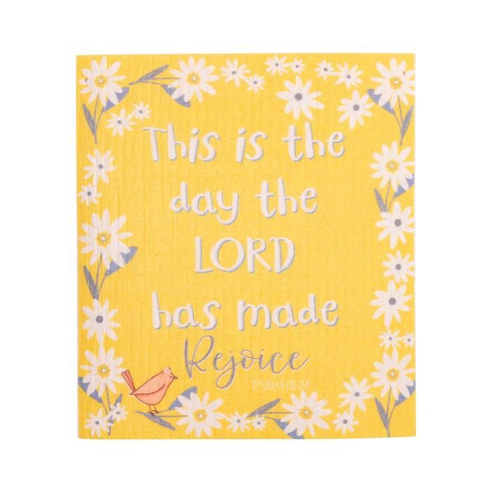 Divinity Boutique ECO Friendly Dishcloth Set: Rejoice Psalm 118:24