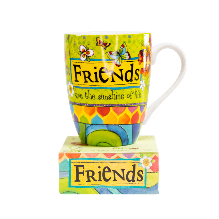 divinity boutique "Friends" Mug with Notepad Gift Set
