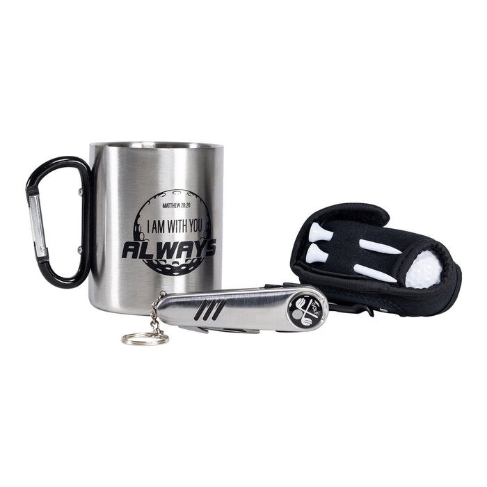 divinity boutique Golfer's Gift Set: I am With You - Matthew 28:20