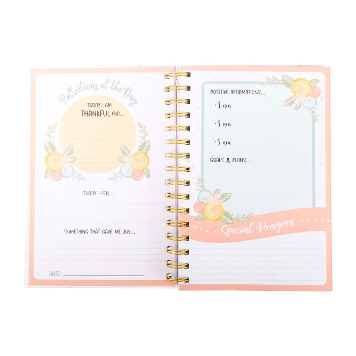Divinity Boutique Guided Journal: Flower W/Be Joyful In Hope (Romans 12:12)