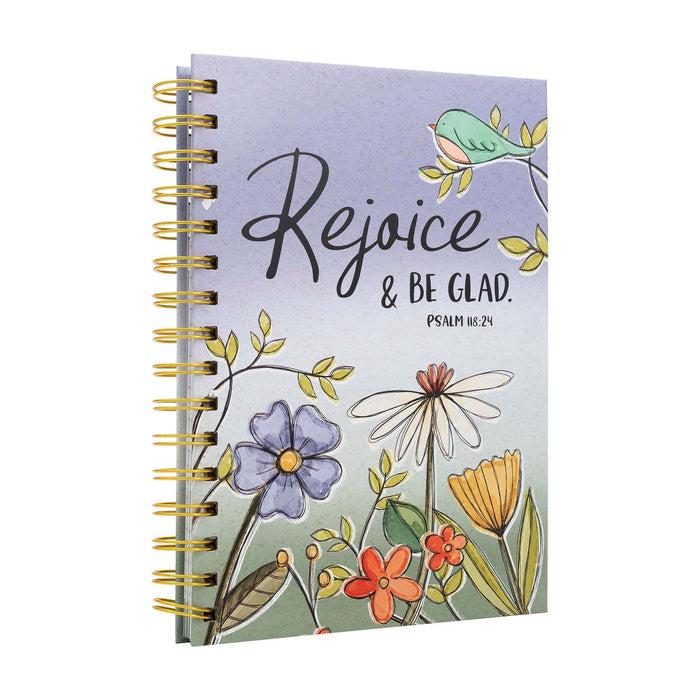 Divinity Boutique Guided Journal: Happy Flowers & Bird W/Rejoice (Psalm 118:24)