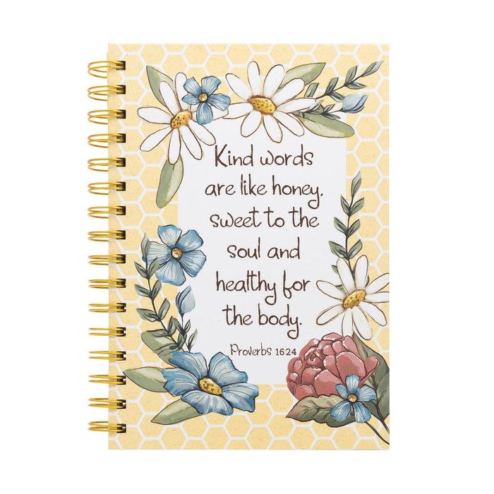 divinity boutique Guided Journal: Honeycomb w/Kind Words (Proverbs 16:24)