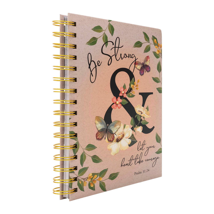 Divinity Boutique Guided Journal: White Flowers & Butterflies (Psalm 31:24)