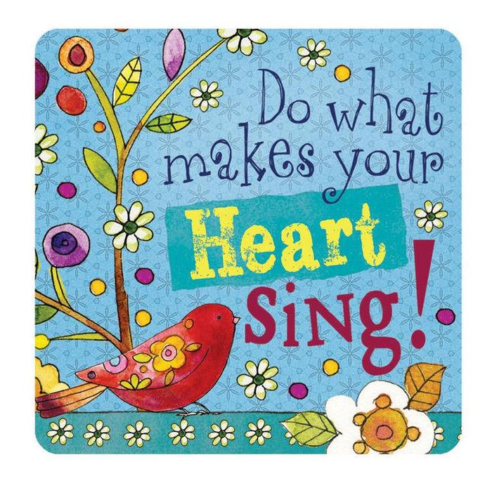 divinity boutique Hearts 'N Hugs: Ceramic Magnet - Do What Makes Your Heart Sing