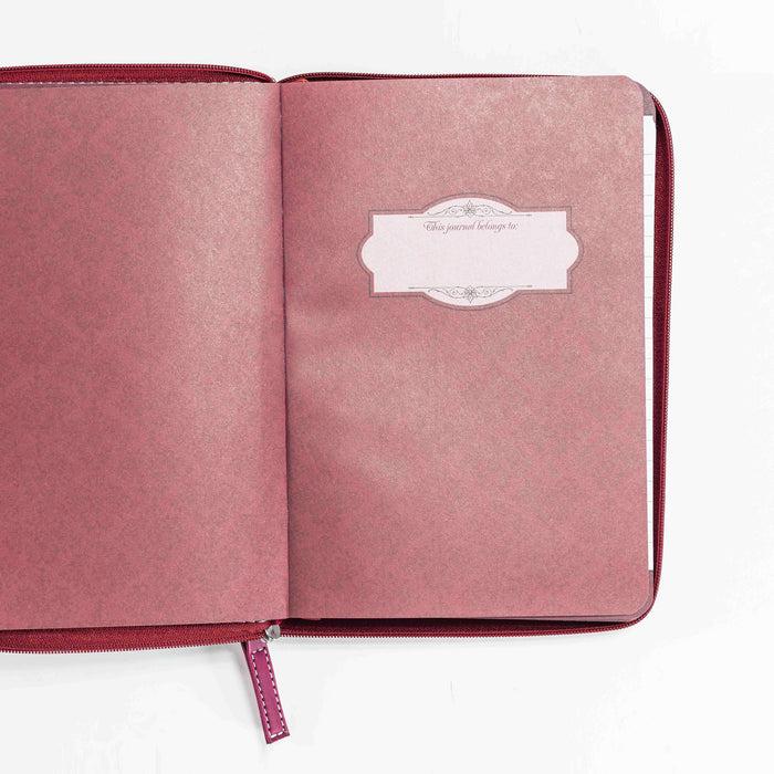 Divinity Boutique Journal - Black And Burgundy Romans 15: 13