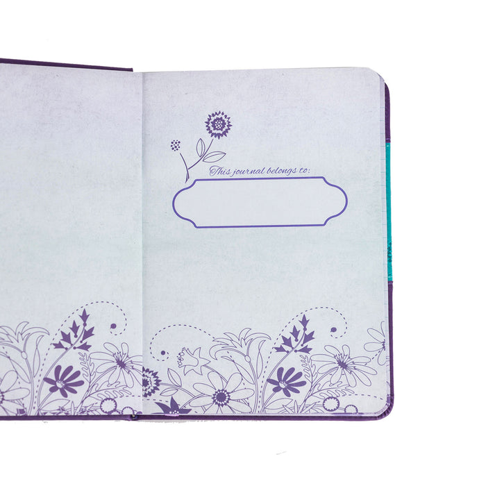 Divinity Boutique Journal - Blue And Purple Floral God Saw