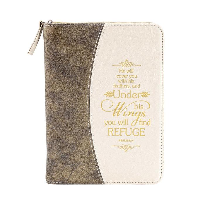 Divinity Boutique Journal - Gold Flecked Brown Psalm 91: 4