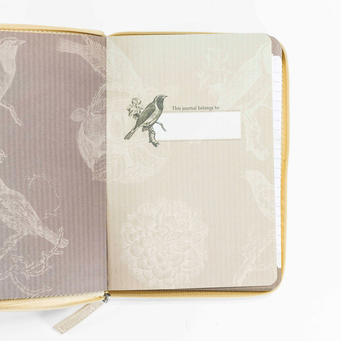 Divinity Boutique Journal - Gold Flecked Brown Psalm 91: 4