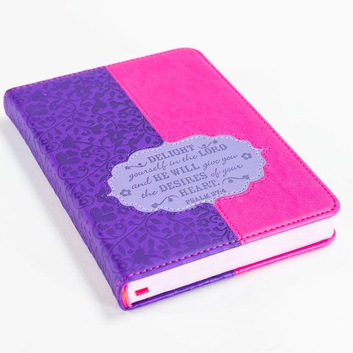 Divinity Boutique Journal - Pink And Purple Floral Delight Yourself