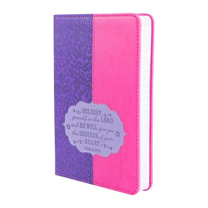 divinity boutique Journal - Pink And Purple Floral Delight Yourself