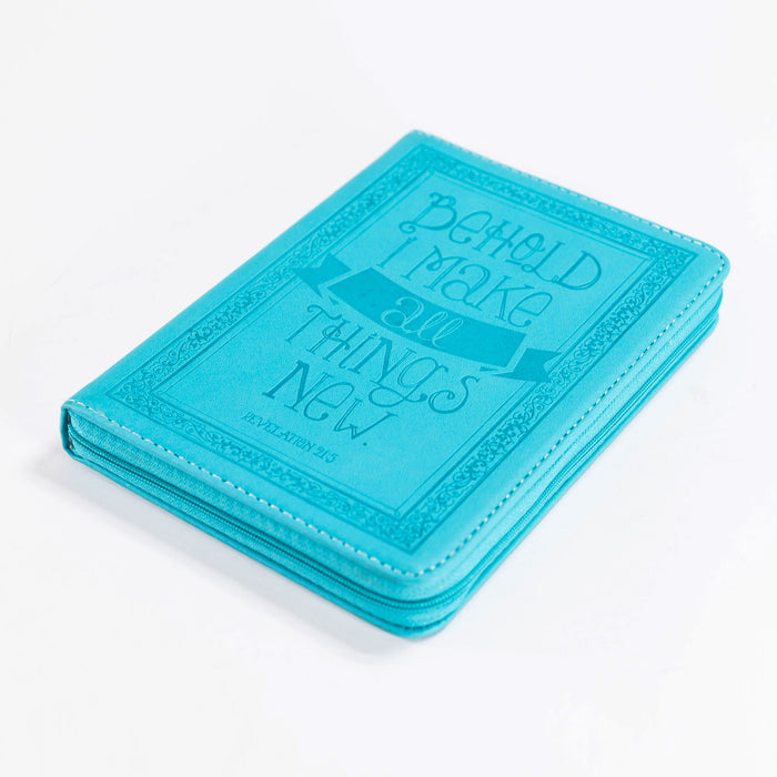 Divinity Boutique Journal - Teal Behold I Make All Things New