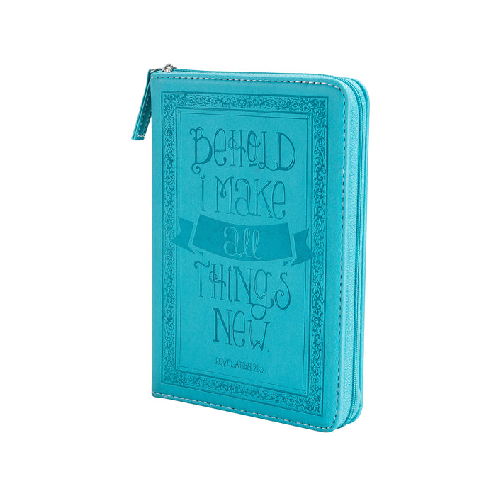 divinity boutique Journal - Teal Behold I Make All Things New