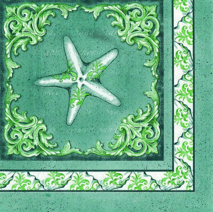 divinity boutique Napkin: Oceanus Collection - Starfish (6PK)