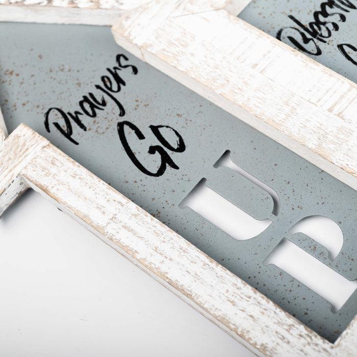 Divinity Boutique Prayer Program Prayers Go Up Arrow Wall Art