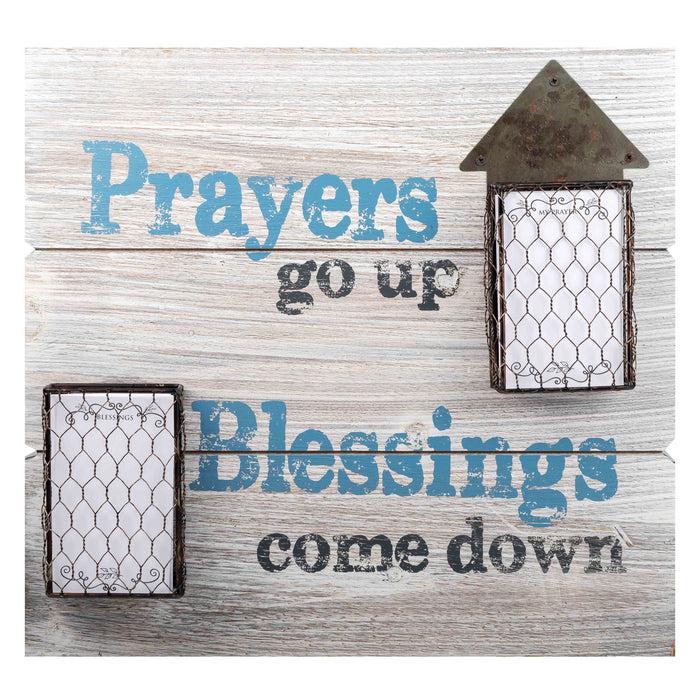 divinity boutique Prayer Program Prayers Go Up Wall Art