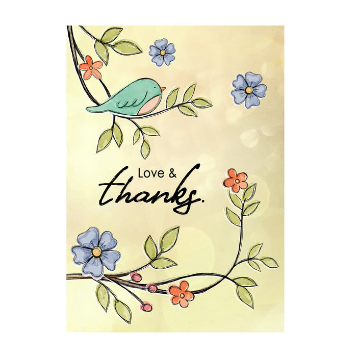 divinity boutique Single Card: Thank You Love & Thanks (Set of 6)
