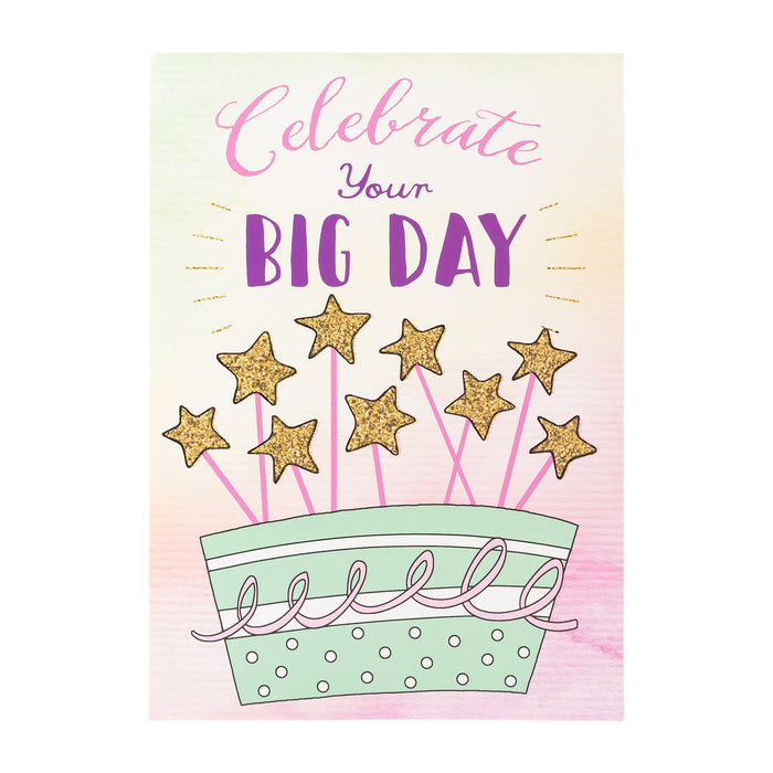 divinity boutique Single Cards: Birthday Big Day Celebrate Your Big Day (Set of 6)