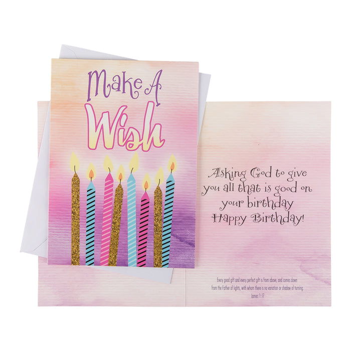 Divinity Boutique Single Cards: Birthday Make A Wish (Set Of 6)