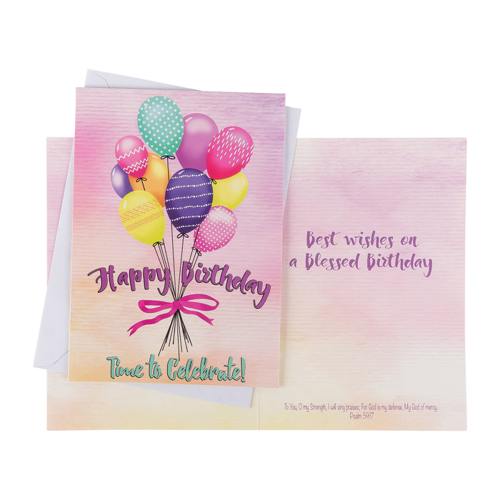Divinity Boutique Single Cards: Birthday Time To Celebrate (Set Of 6)