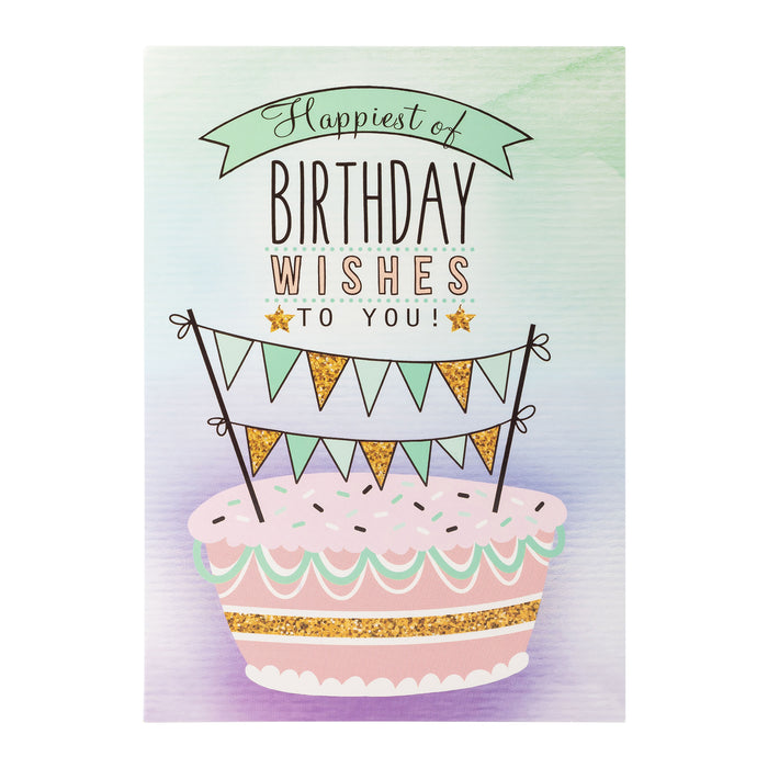 divinity boutique Single Cards: Birthday Wishes Happiest of Birthday Wishes to you (Set of 6)