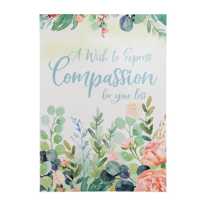 divinity boutique Single Cards: Compassion Watercolor Psalm 119:76 (Set of 6)