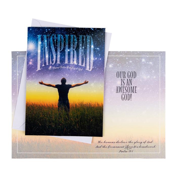 Divinity Boutique Single Cards: Inspiration Inspired Our God Is An Awesome God (Set Of 6)