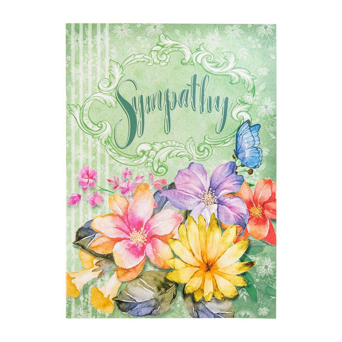 divinity boutique Single Cards: Sympathy Floral-2 Corinthians 1:3-4 (Set of 6)