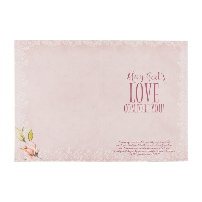 Divinity Boutique Single Cards: Sympathy Floral 2 Thessalonians 2:16-17 (Set Of 6)