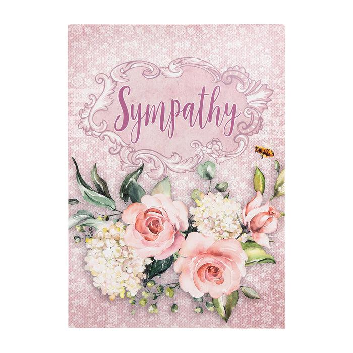 divinity boutique Single Cards: Sympathy Floral 2 Thessalonians 2:16-17 (Set of 6)