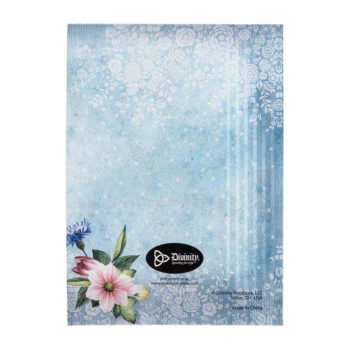 Divinity Boutique Single Cards: Sympathy Floral - Psalm 119:76 (Set Of 6)