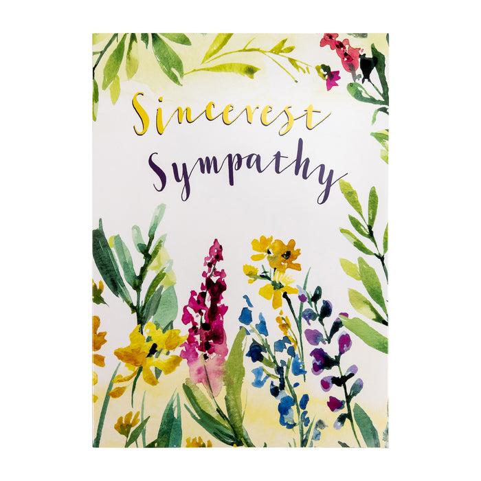 divinity boutique Single Cards: Sympathy Watercolor Psalm 69:29 (Set of 6)
