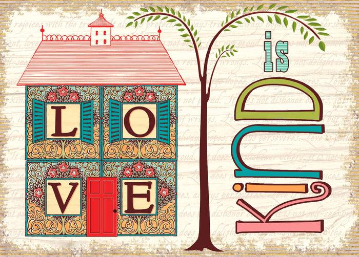 divinity boutique Single Cards: Thank You Love Is Kind (6 Pack)