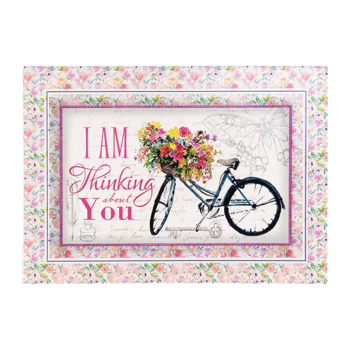 divinity boutique Single Cards: Thinking of You Bicycle Jeremiah 29:11 (Set of 6)