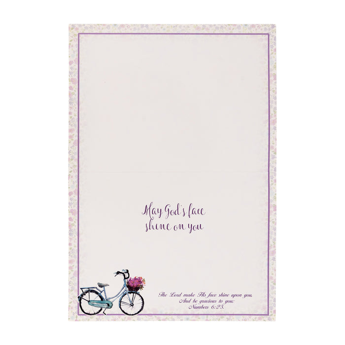 Divinity Boutique Single Cards: Thinking Of You Bicycle Numbers 6:25 (Set Of 6)