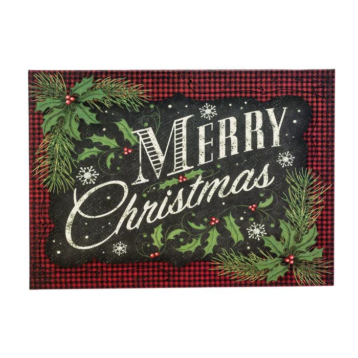 divinity boutique Single Christmas Card Set of 6: Merry Christmas Vintage