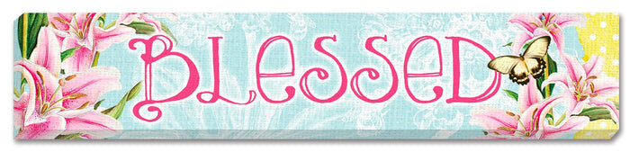 Divinity Boutique Sunshine Daisies: Canvas Magnet Be Joyful