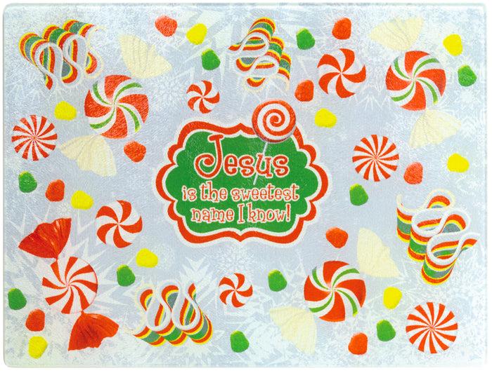 divinity boutique Sweetest Name: Large Cutting Board