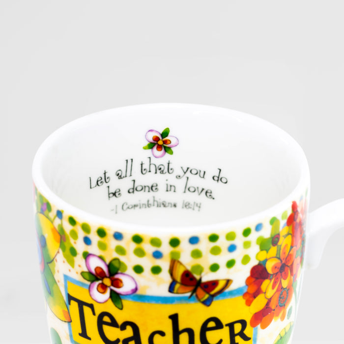 Divinity Boutique "Teacher" Mug With Notepad Gift Set