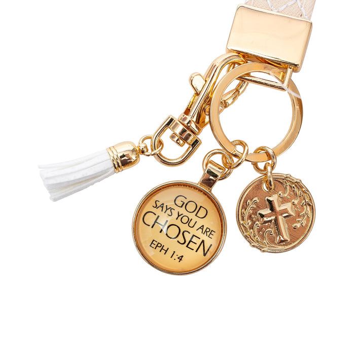 Divinity Boutique Wristlet Keychain: Chosen Ephesians 1:4