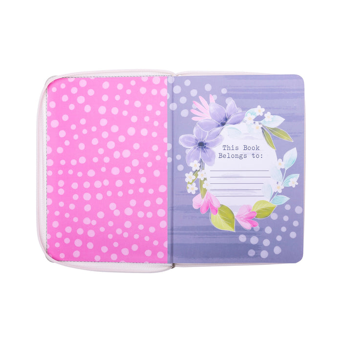 Divinity Boutique Zippered Faux Leather Journal: For The Lord Is Good Psalm 100:5