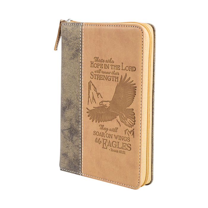 divinity boutique Zippered Journal - Brown Wings Of Eagles
