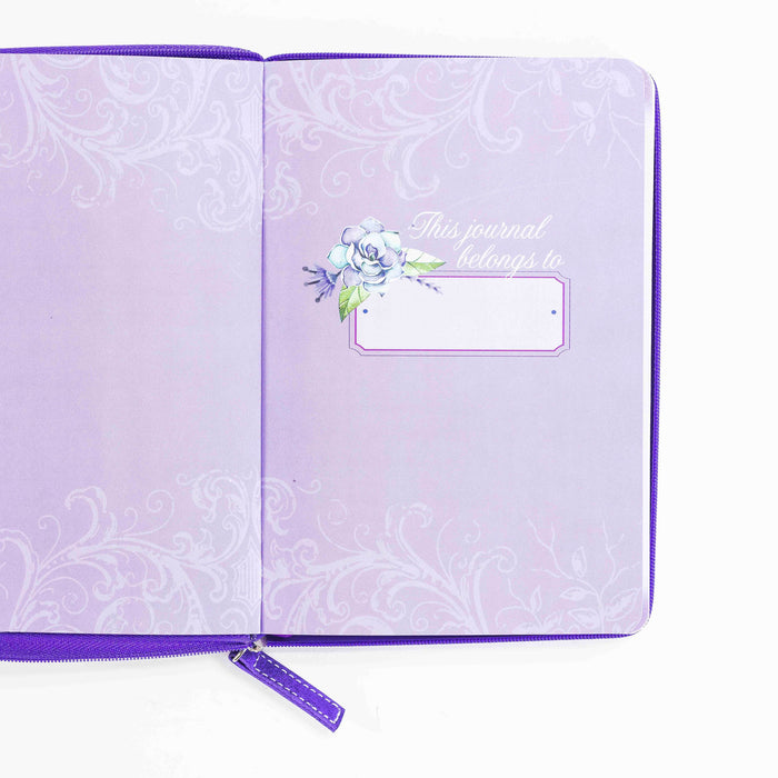 Divinity Boutique Zippered Journal - Purple God Of Hope
