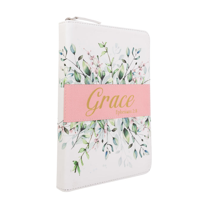 Divinity Boutique Zippered Journal: Watercolor Flower Grace