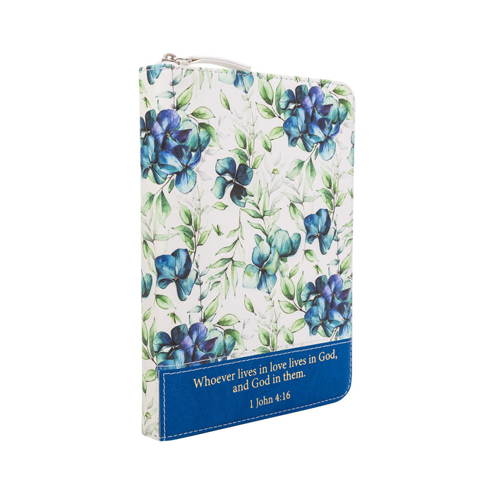 Divinity Boutique Zippered Journal: Watercolor Flower Love