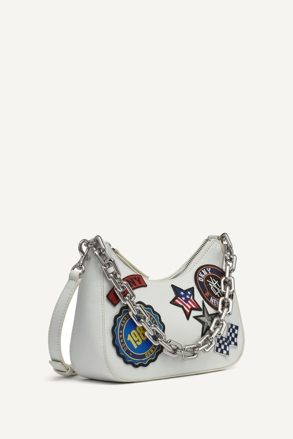 Dkny 1989 CAPSULE DEMI CROSSBODY BAG MARSHMALLOW/BLACK