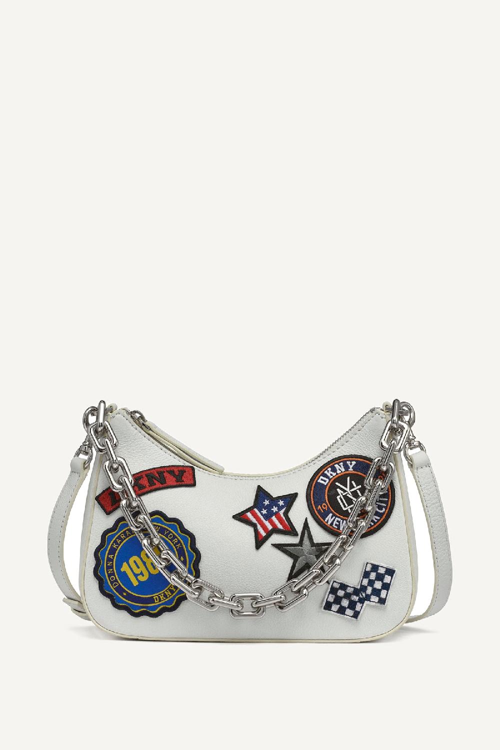 dkny 1989 CAPSULE DEMI CROSSBODY BAG MARSHMALLOW/BLACK