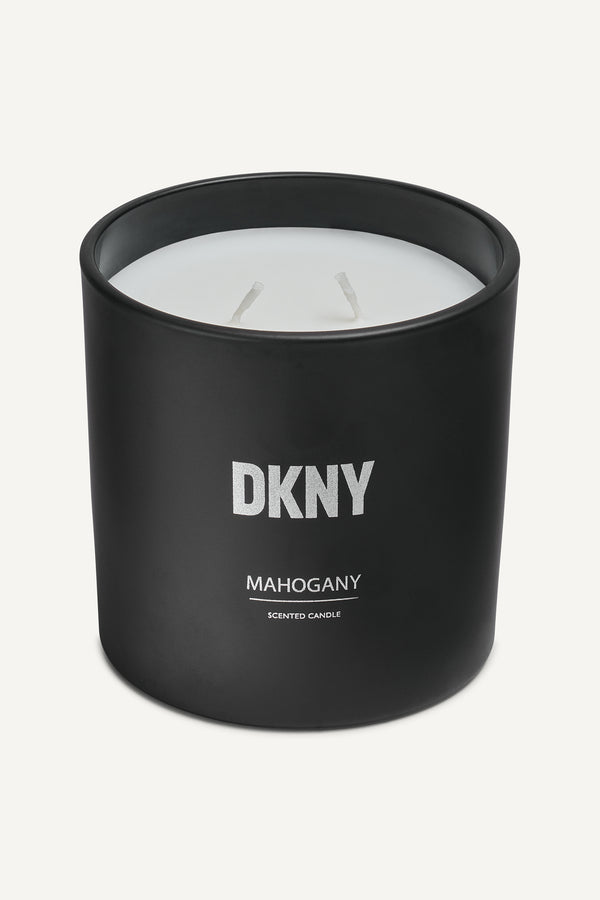 Dkny 14 Oz DKNY Mahogany Matte Candle White