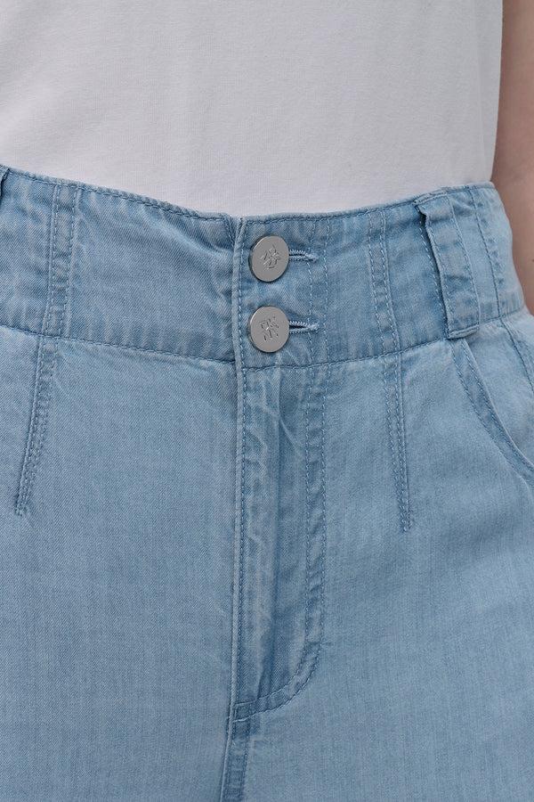 Dkny 5 POCKET TENCEL PANT LIGHT CHAMBRAY