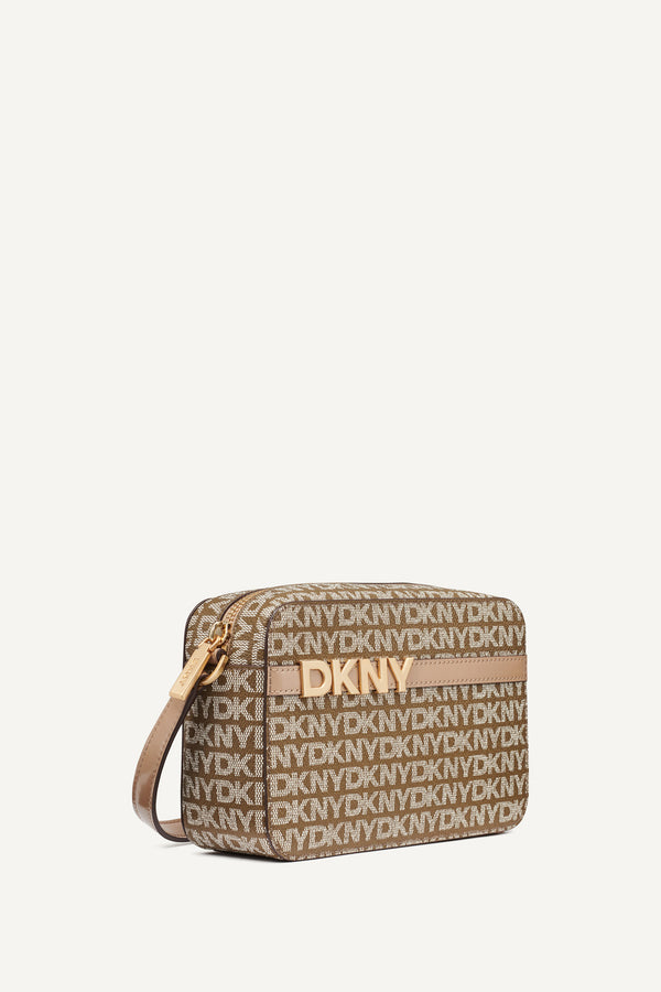 Dkny AVRIL LOGO CAMERA BAG Chino/Cappuccino