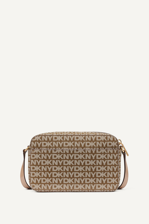 Dkny AVRIL LOGO CAMERA BAG Chino/Cappuccino